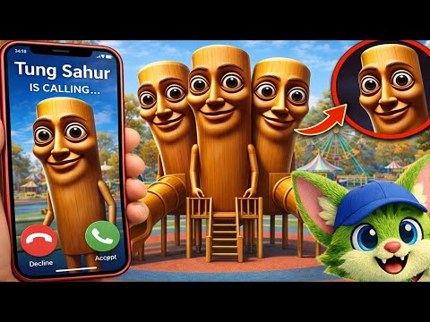 CURSE of TUNG SAHUR SLIDE - Story about BALLERINA cappuccino/ KIWI ADVENTURES