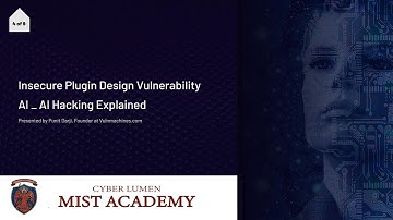 Insecure Plugin Design Vulnerability AI _ AI Hacking Explained
