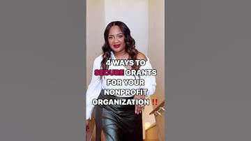 4 ways to SECURE grants for your nonprofit📌‼️