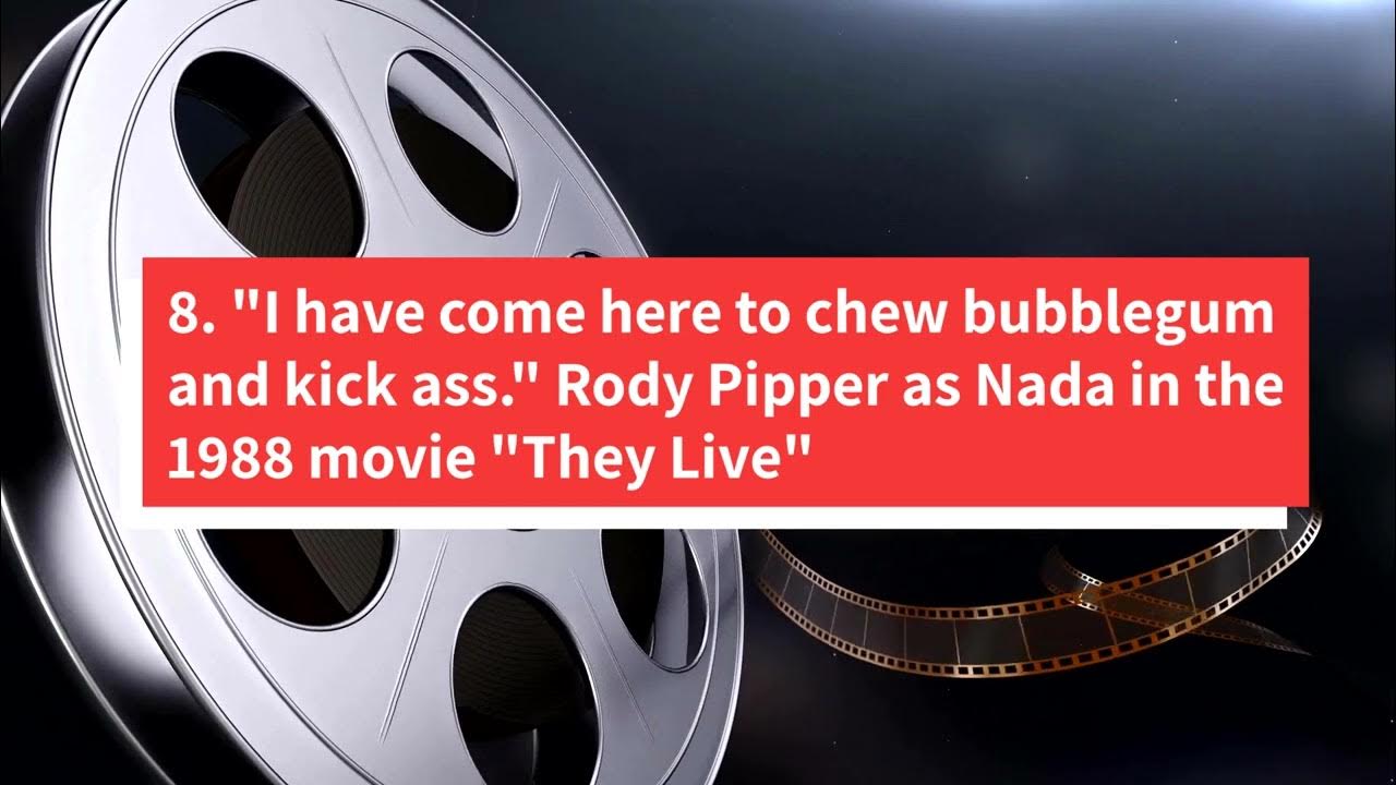 Top 25 Best Movie One liners of All Time Best Movie Quotes YouTube