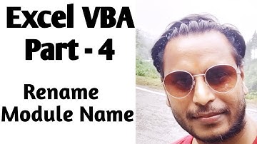 How to Rename Module Name In VBA          II Rename Module Name II