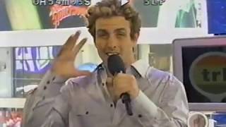 Joe McIntyre - Rain video premiere - TRL April 27, 2001