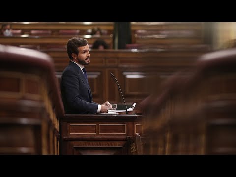 Discurso completo de Pablo Casado en la moción de censura de Vox contra Pedro Sánchez