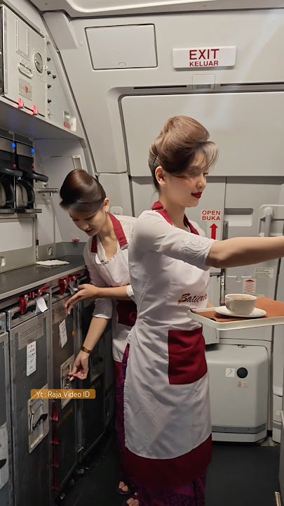 Pramugari Cantik Batik Air Lagi Sibuk Kerja nih 🥰🥰💪💪