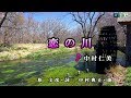 《新曲》中村仁美戸川よし乃【恋の川】カラオケ