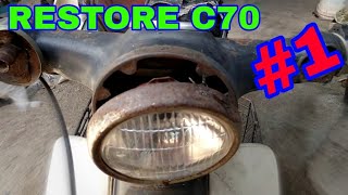 RESTORE C70 HONDA BULAT