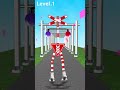 異常に低い障害棒をローラースケートで突破する踏切さん /fumikirisan #Shorts