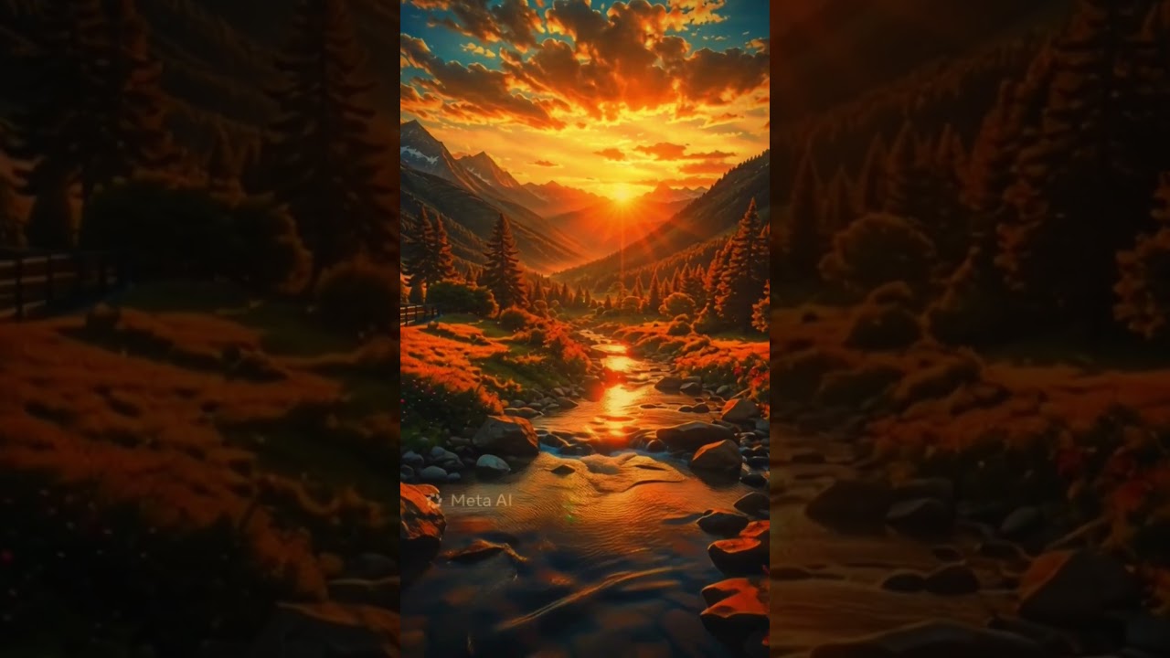 Peaceful Nature Scenery 4K 🌄 #shorts