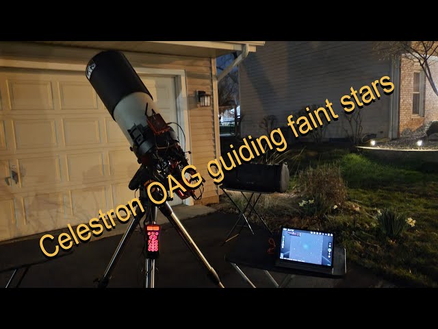 Celestron OAG & faint guide stars with ASI174mm mini - YouTube