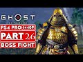 GHOST OF TSUSHIMA Gameplay Walkthrough Part 26 BOSS FIGHT [1440P HD PS4 PRO] - No Commentary