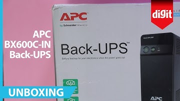 APC BX600C-IN Back UPS Unboxing