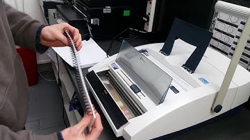 Wire binder DSB WR 2500 at Crescent Print
