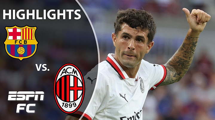 Robert Lewandowski & Christian Pulisic PUT ON A SHOW ‼️ Barcelona vs. AC Milan Highlights | ESPN FC