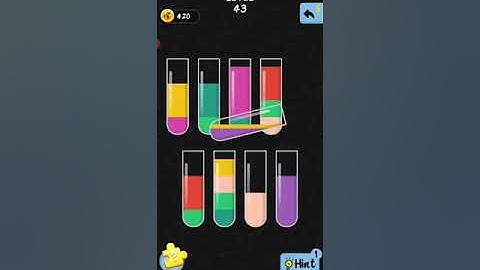 Water Color Sort Level 43 Walkthrough