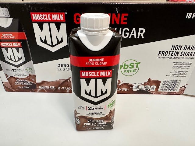 Muscle Milk Genuine Protein Shake Chocolate, 11 fl oz, 18-pack