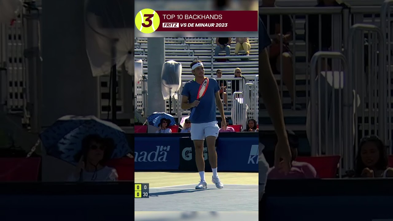 TAYLOR FRITZ'S AMAZING BACKHAND AT NBO 2023 🎾💥