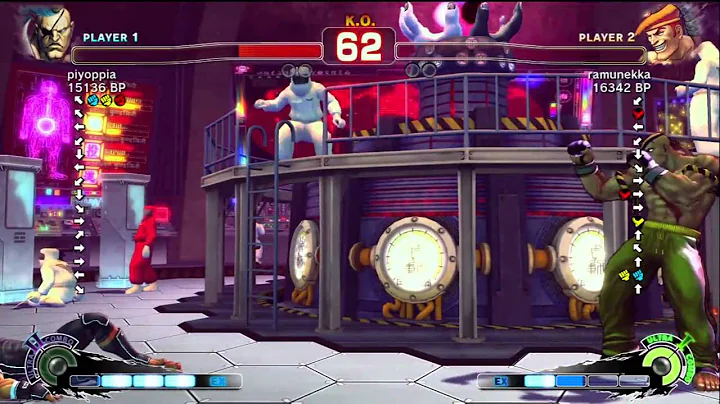 piyoppia [Sagat] vs ramunekka [Adon] SSF4 Japanese Online Ranked Matches - TRUE-HD