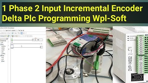 1 Phase 2 Input Incremental Encoder Delta Plc Programming Wpl-Soft