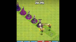 Baby Inferno vs All Levels of Wizard Tower  Clash of clans shorts youtubeshorts trending