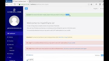 How to register in hashflare