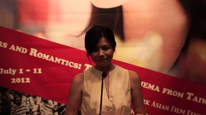 Actress Michelle Chen speaking at the 2012 New York Asian Film Festival - DayDayNews