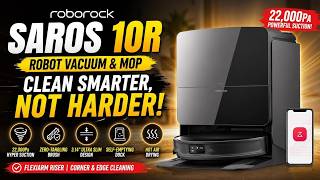 Roborock Saros 10R Review | 22,000Pa Robot Vacuum & Mop Beast!