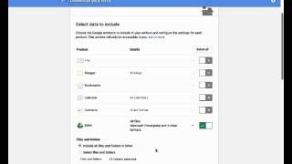 How to create a Google Archive