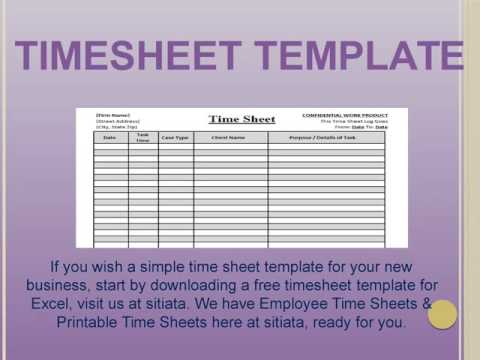 calculate time sheets