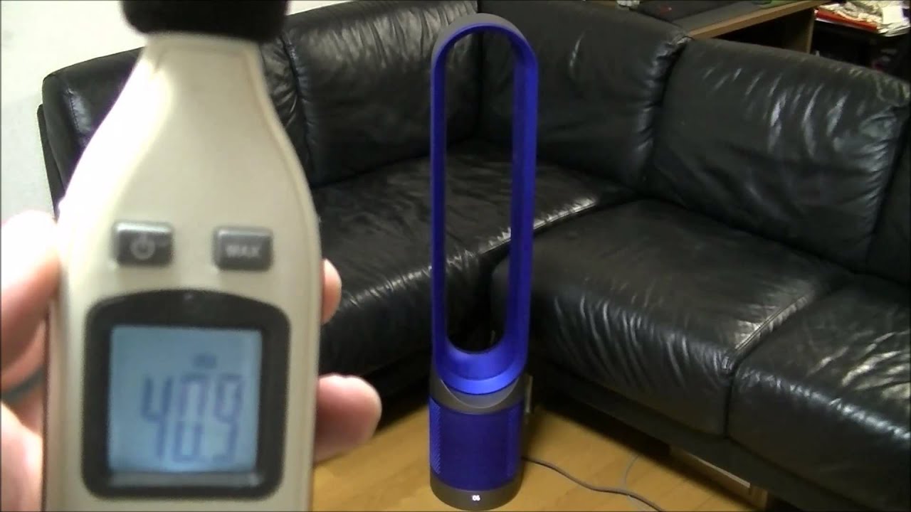 Dyson Pure Cool 風量１から１０の騒音値 Youtube