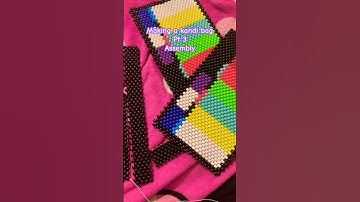 IM SO EXCITED TO FINISH IT! #kandi #kandikid #beadedbag #trending #viral #viralvideo #beads #bag
