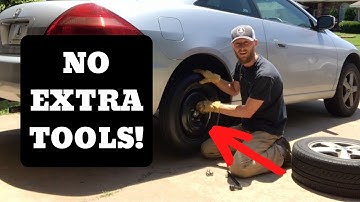 Easiest Way to Rotate Your Car Tires at Home - NO EXTRA TOOLS!