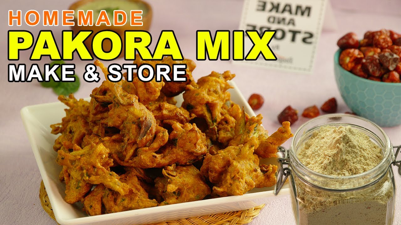 Crispy Vegetable Pakora Recipe | Make And Store Pakora Mix | Iftar Recipes | SooperChef