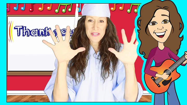 Graduation Song Thank you for kids, children & babies with lyrics and tutorial  | Patty Shukla