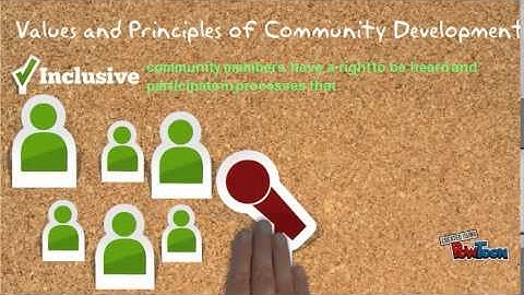 Community Development and its Values & Principles
