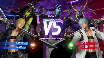 MARVEL VS. CAPCOM: INFINITE Gamora Alt.,Dante Gameplay In Arcade Mode