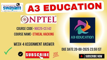 NPTEL Ethical Hacking Week 4 Assignment Answers | noc25-cs142 IIT Kharagpur