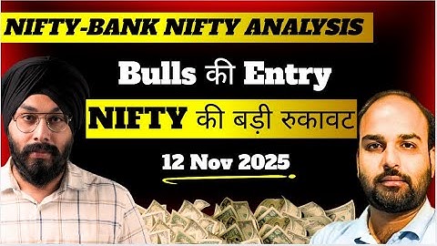 Nifty & Bank Nifty Price Action Analysis For 12 Nov 2025