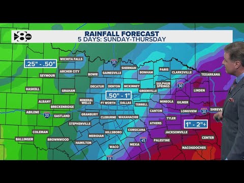 DFW Weather: Temperatures warming up with rain chances over the weekend ...