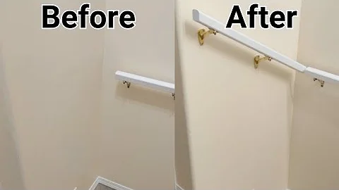 How to install and extend wall mounted handrail