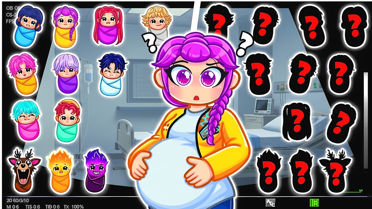 RUMI Has 24 BABIES in Roblox?! Kpop Demon Hunters