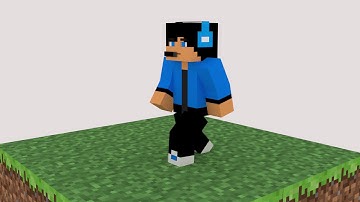 Walk Cycle Test - Minecraft Animation (Blender)