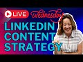 Live training linkedin content strategy for virtual assistants