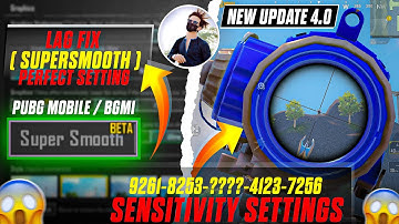 New Update 4.0 Update: Finally Fixing Lag & Heating Super Smooth Graphics all devices pubgm & bgmi