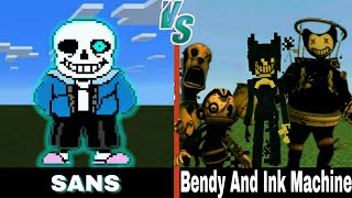 Sans vs. Bendy and the Ink Machine | Minecraft (Dope Battle!)