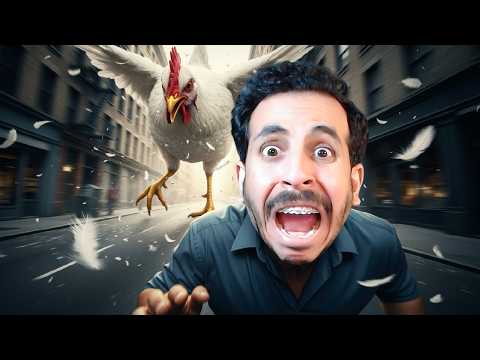 موجهة اكبر فرخة بالعالم Chicken Feet 