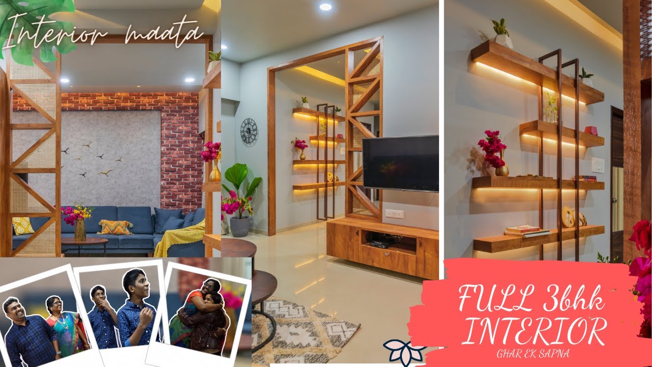 Full 3BHK Interior by @InteriorMaata || First home after 13 years 🧿💕|| || Ghar ek Sapna Ep-03 - YouTube