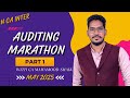 CA INTER | AUDITING &amp; ETHICS | MARATHON | PART - I | BY CA MAHAMOOD SHAIK SIR