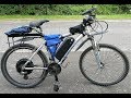 First Budget DIY E-Bike Build n First Ride Recycled 18650 Batteries and Voilamart Rear Wheel Kit