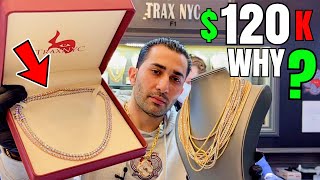 $ 120K For INSANE Diamond TENNIS CHAIN ? RATING And Estimation of Diamond Chains ! WHY EXPENSIVE ?