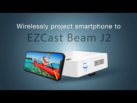 How to wirelessly project iPhone and Android to EZCast Beam J2